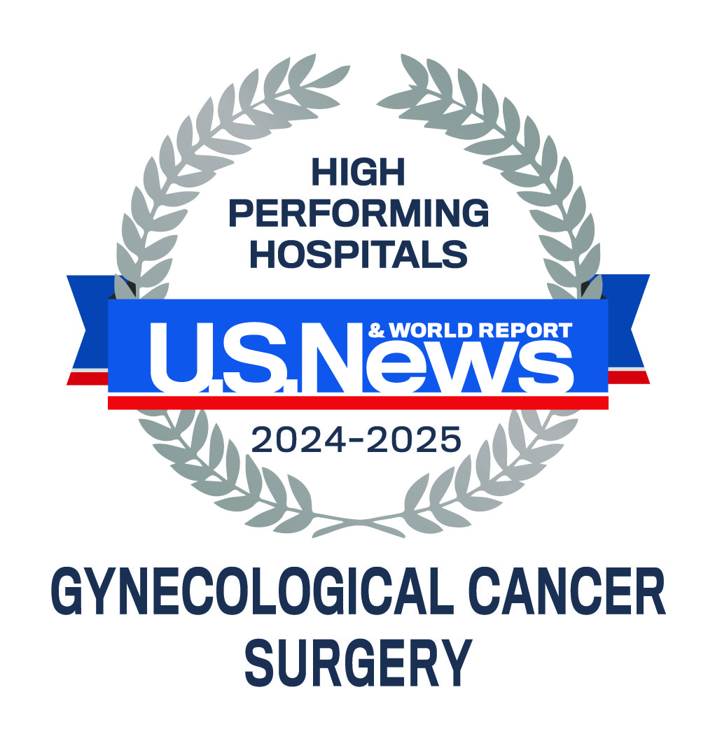 Emblem for High Performing Hospitals for Gynecological Cancer Surgery 2024-2025