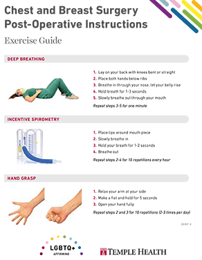 Chest and Breast: Post-Operative Physical Therapy