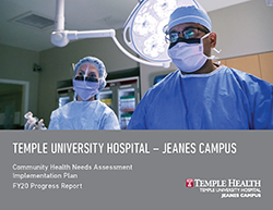 FY20 Jeanes Campus Progress Report Cover