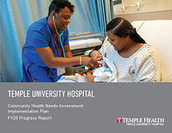 FY20 Temple University Hospital Progress Report Cover