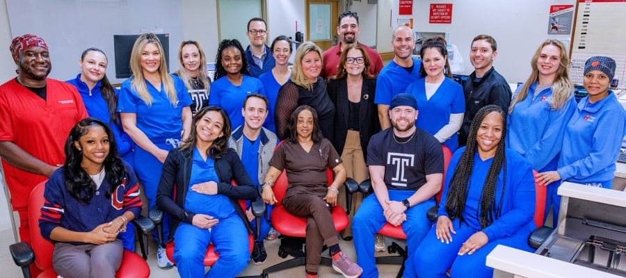 Group Photo of Temple Health's IMCU Clinical Team 