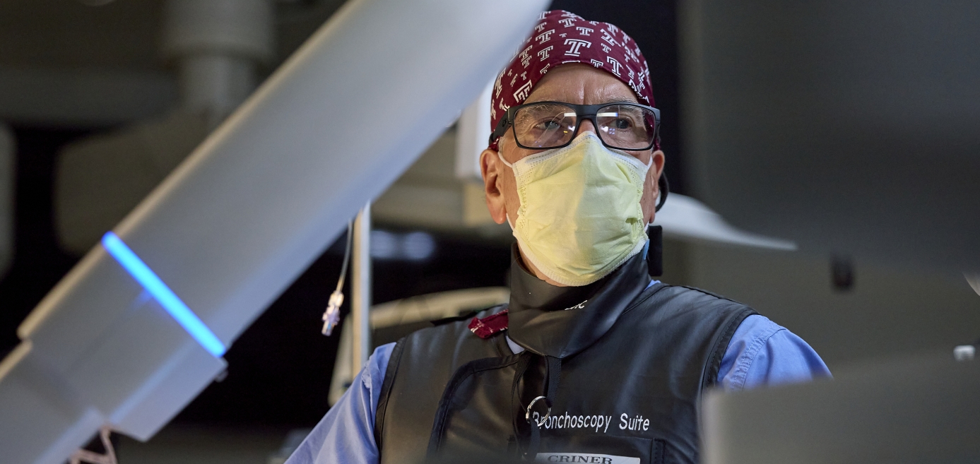 doctor criner in lab