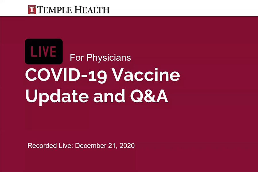 COVID-19 Vaccine Update and Q&A for Physicians video cover