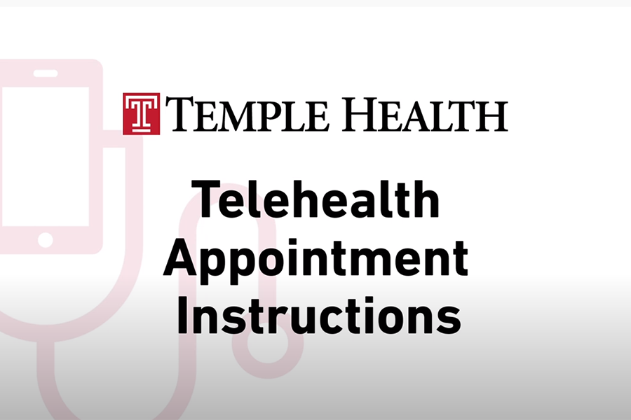 Telehealth appointments instructions video cover