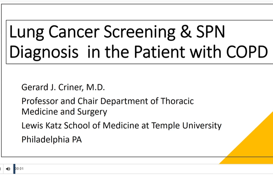 Lung cancer screening slide