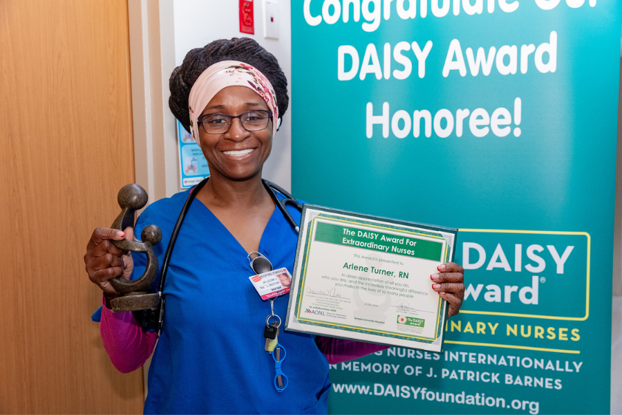 We’re honored to have exceptional nurses like Marshall-Turner at Temple Health.