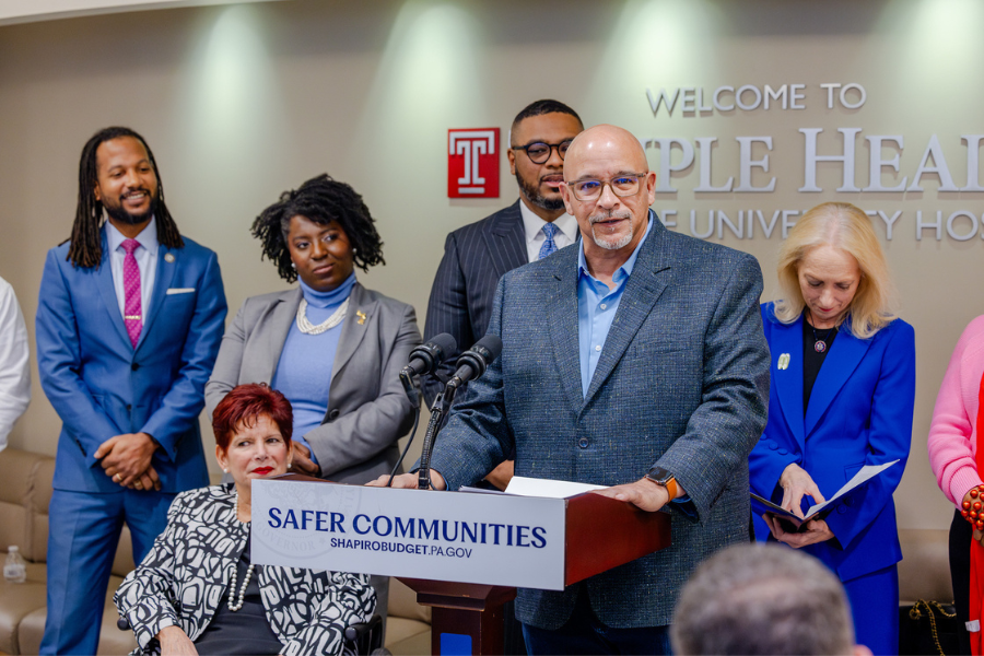 Trauma Outreach Manager Scott Charles, who helps lead TUH's hospital-based violence intervention program