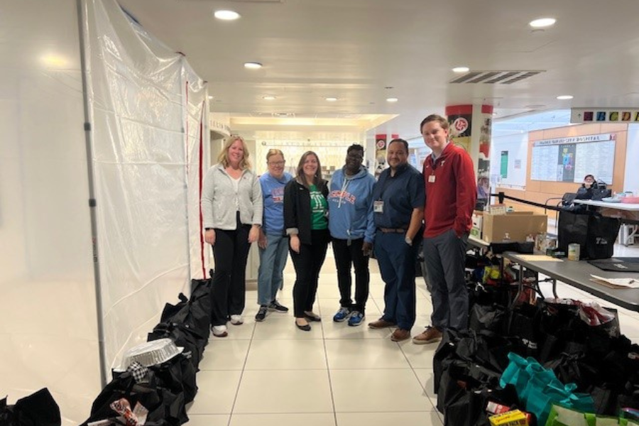 Our TUH-Main Campus team members work hard to support our neighbors.