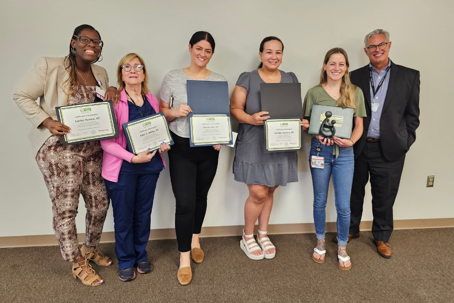 Chestnut Hill Hospital’s DAISY Award winner and nominees for Q2. 