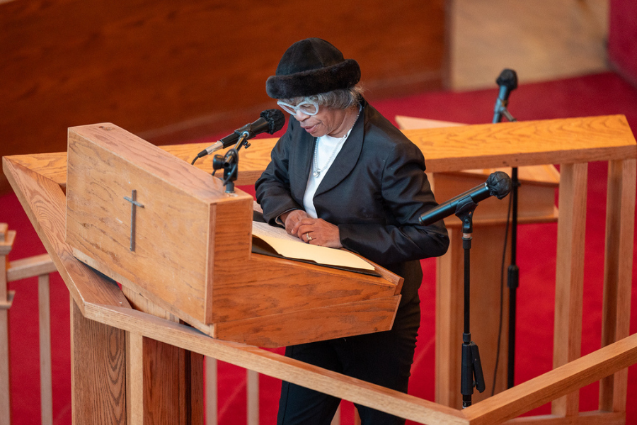 Community activist and neighborhood resident Lenise Miller.