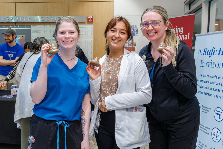 These mini emoji toys are always a hit at our Colorectal Cancer Awareness events!