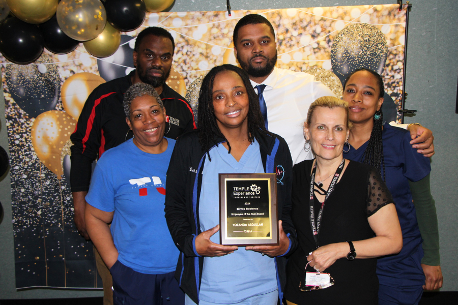 Yolanda Abdullah and Brian Fitzpatrick Earn TUH-Main Campus’ Employee ...