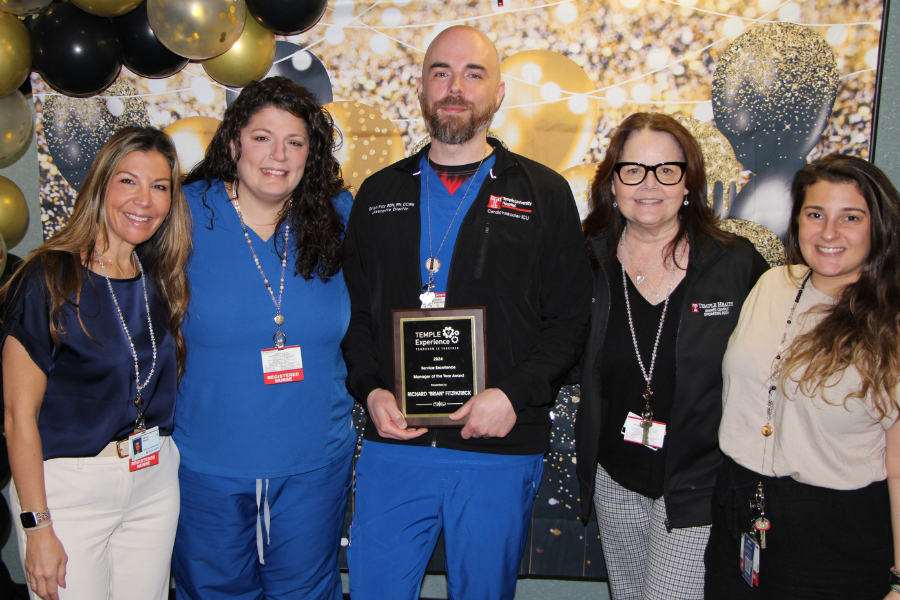 Yolanda Abdullah and Brian Fitzpatrick Earn TUH-Main Campus’ Employee ...