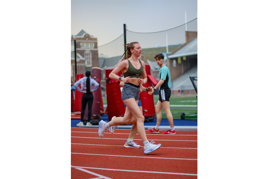 Brynn Peterson during practice. Photo credit: Francesca Franc.