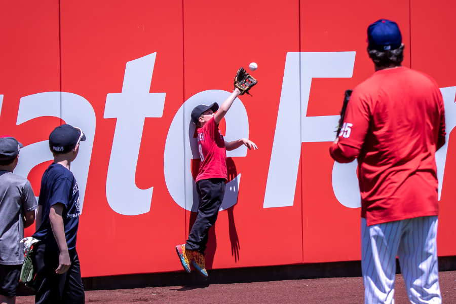 This Coaches Clinic participant might be a future Phillies star!