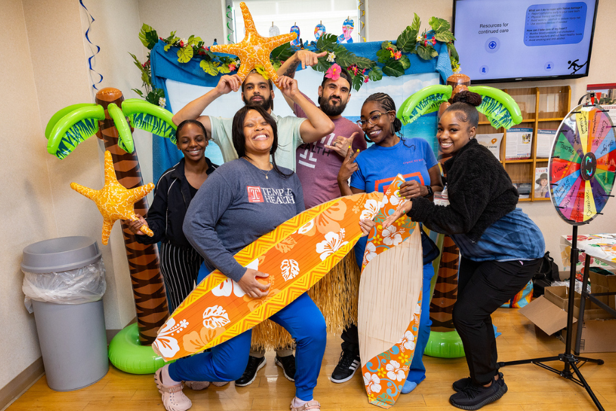 Team members and patients had a great time celebrating survivorship at this year’s event.