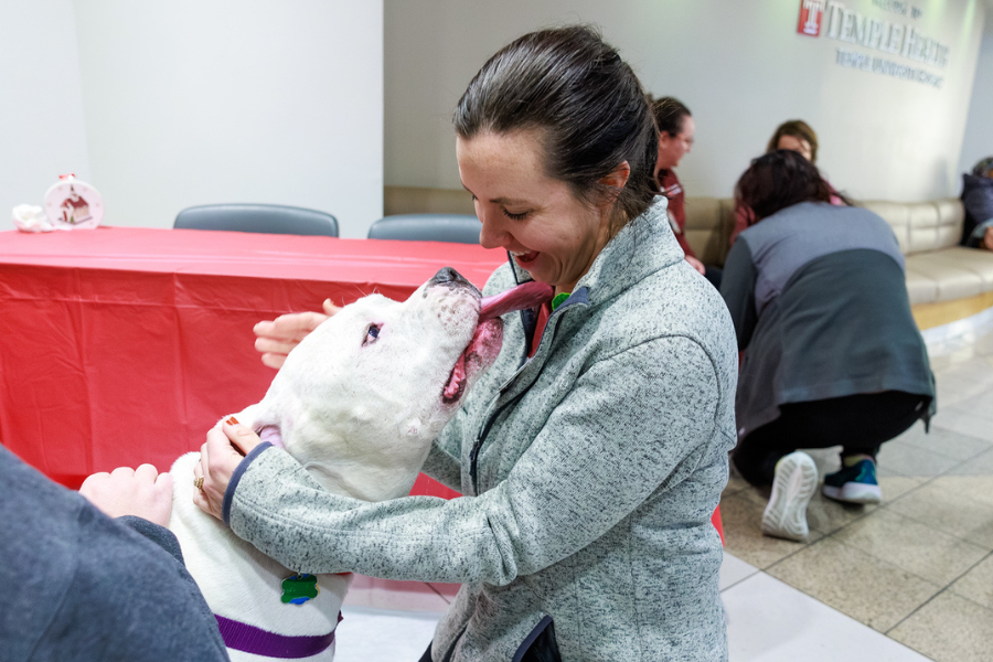 TUH-Main Campus employees loved meeting new furry friends!