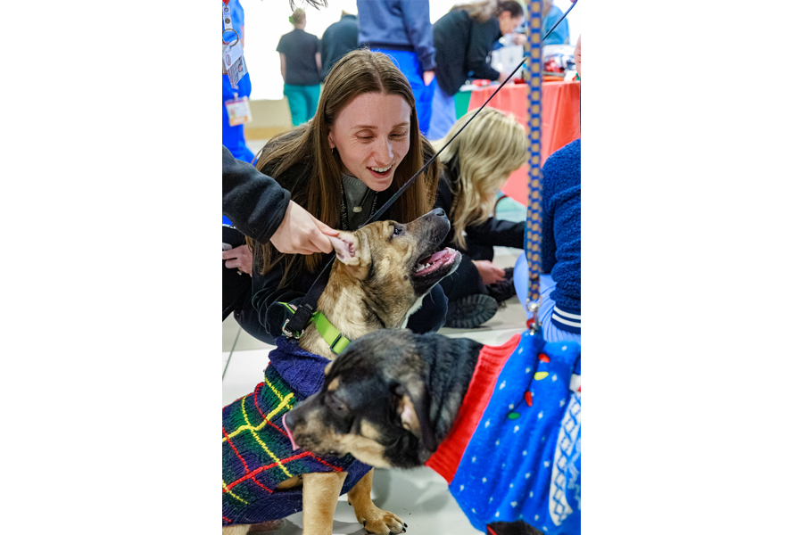TUH-Main Campus employees loved meeting new furry friends!