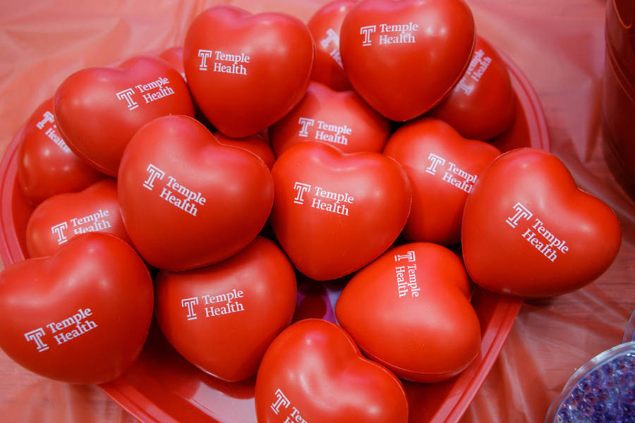 Temple Health team and community members enjoyed heart health activities during Heart Failure Awareness Education Day!