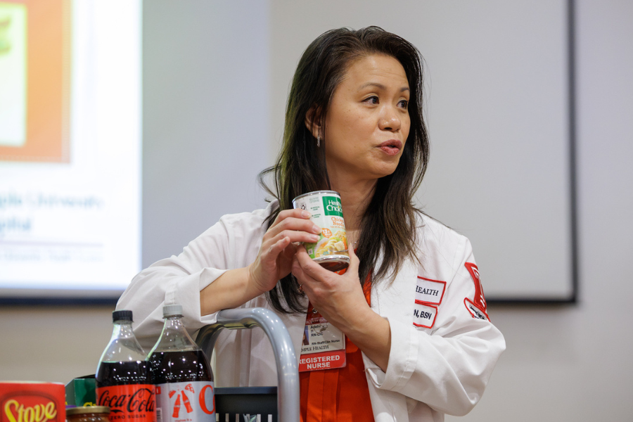 Temple Health team and community members enjoyed heart health activities during Heart Failure Awareness Education Day!