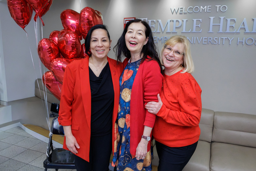 Temple Health team and community members enjoyed heart health activities during Heart Failure Awareness Education Day!