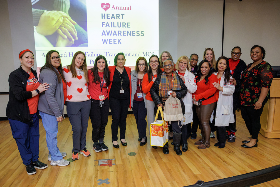 Temple Health team and community members enjoyed heart health activities during Heart Failure Awareness Education Day!