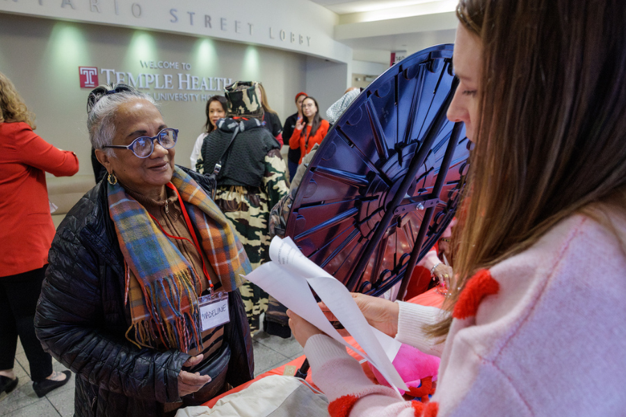 Temple Health team and community members enjoyed heart health activities during Heart Failure Awareness Education Day!
