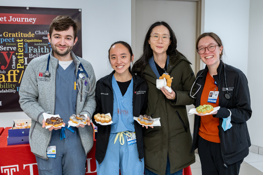 Temple Health’s House Staff enjoying this year’s appreciation events.
