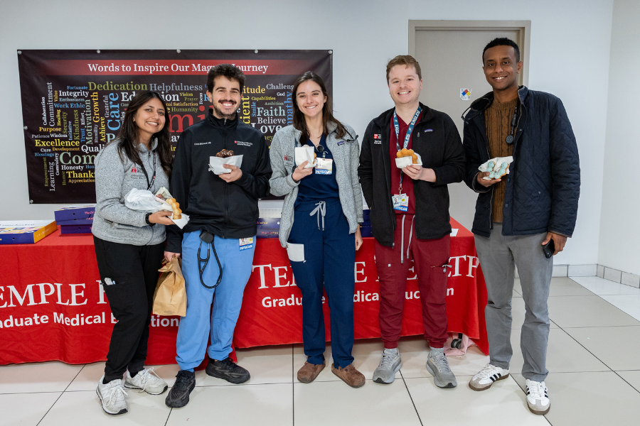 Temple Health’s House Staff enjoying this year’s appreciation events.