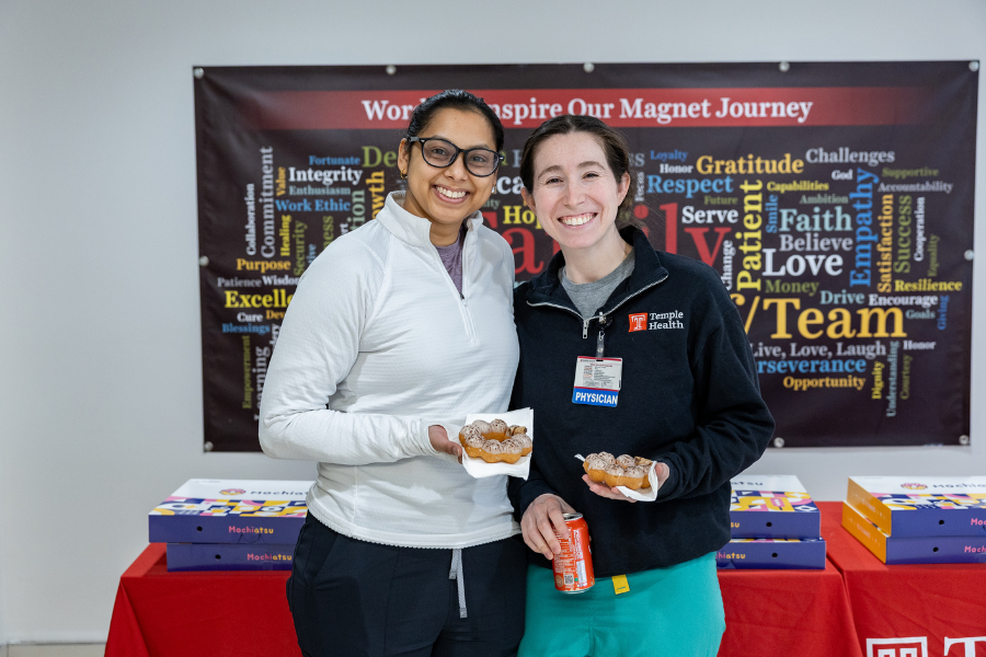 Temple Health’s House Staff enjoying this year’s appreciation events.