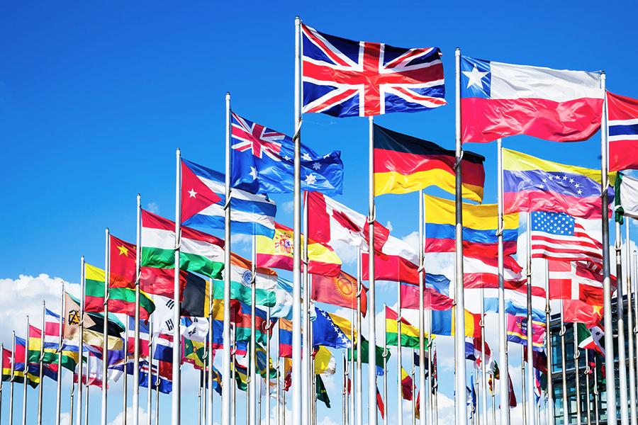 International flags