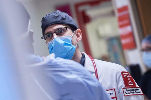 COVID-19 unit emergency medicine physician