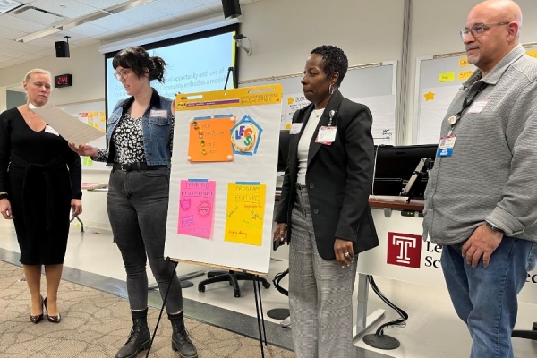 trauma care team presenting