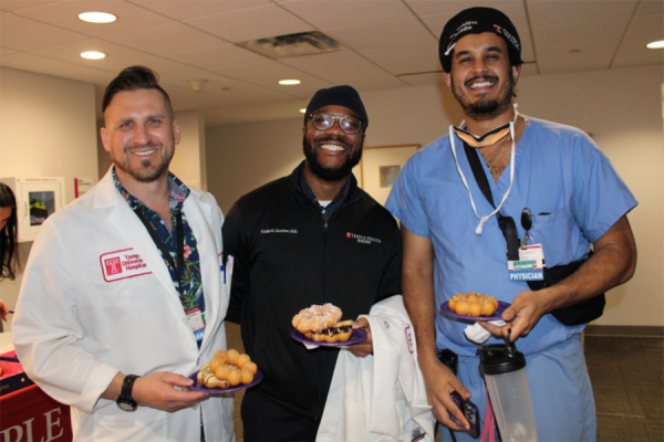 Residents and fellows at House Staff Appreciation Event
