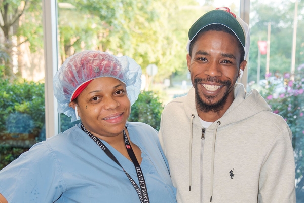 More of the Jeanes Campus EVS team members.