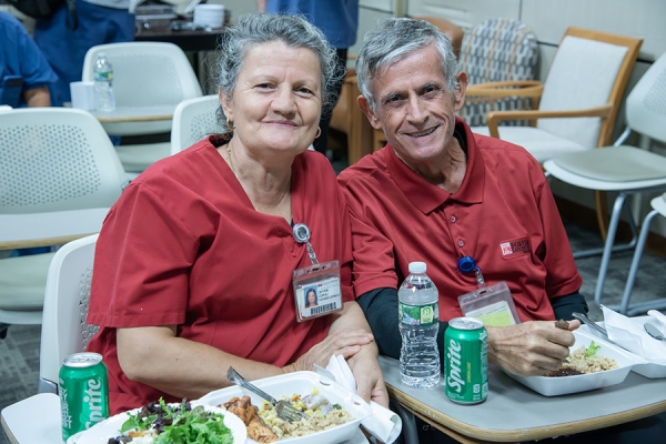 Lefteri and her husband Ilir, who have been members of the FCCC EVS team for almost 20 years.