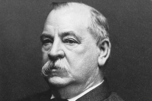 U.S. President Grover Cleveland (1837-1908), upon whom Dr. Frazier's mentor, Dr. Keen, secretly operated in 1893. 