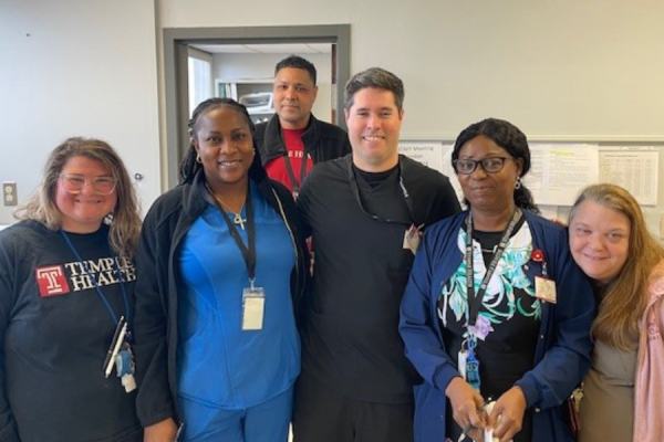 Bair (front center) with some of his colleagues.