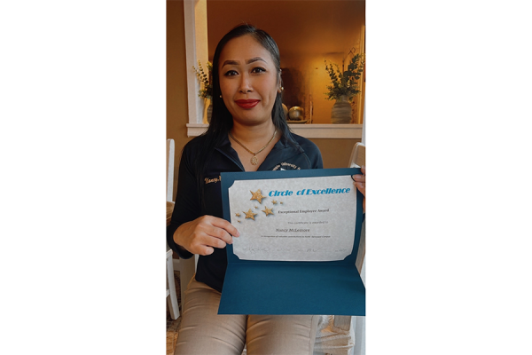 Nancy McLemore, winner of TUH-Episcopal Campus’ Exceptional Employee Award.