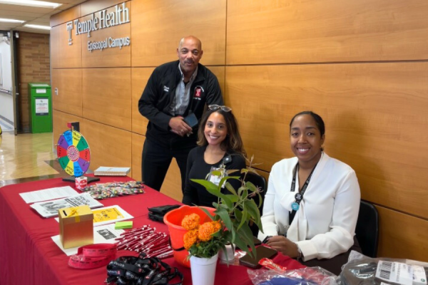 Some of our Behavioral Health team members who helped organize the event, including Alexandria “Lexi” Thomas-Muhammad (center) and Briana Stinson (right).