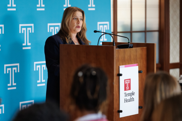 Pennsylvania’s First Lady Lori Shapiro speaks to how Temple Women & Families Hospital is a model for quality maternal care nationwide.