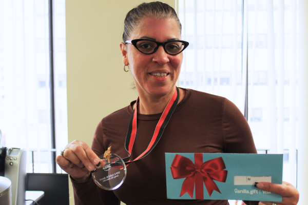 Community Outreach Worker Milagros Perez.