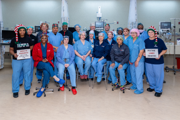 Members of Jeanes Campus’ OR team.