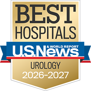 Fox Chase Cancer Center recognized by U.S. News & World Report as a Best Hospital for Urology 2026–2027.