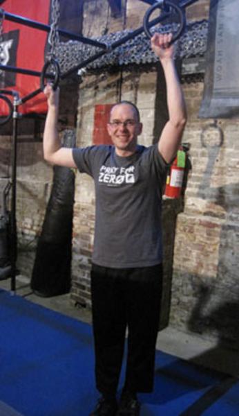 Doug Black Jr. at the gym