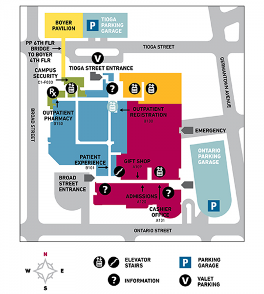 Temple Campus Map Campus Map Temple University Construction Business